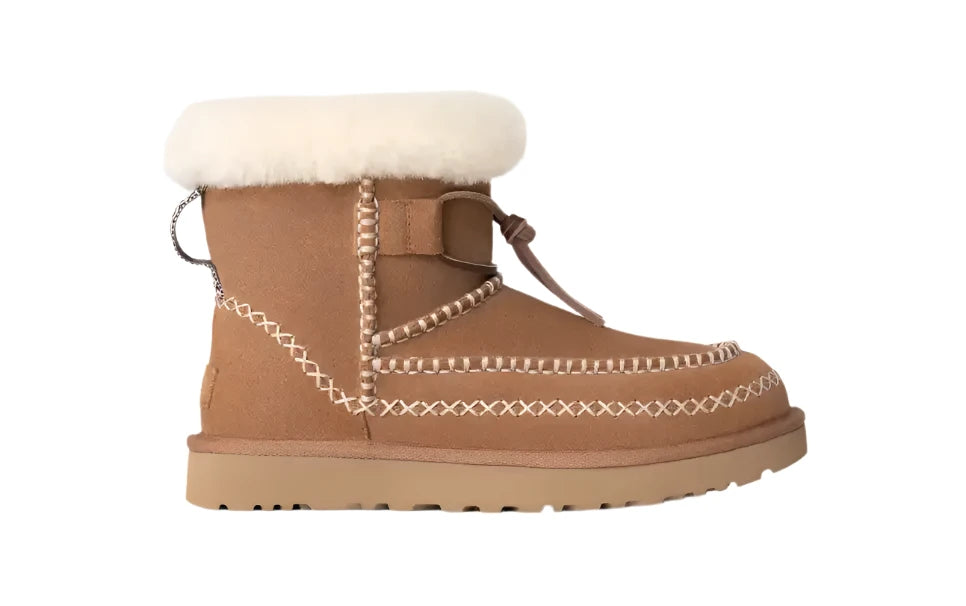 WOMEN'S UGG CLASSIC MINI ALPINE | CHESTNUT