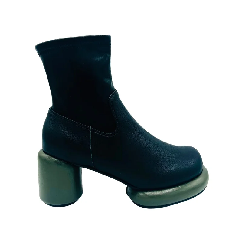 All Black Mod Kid Bootie G120