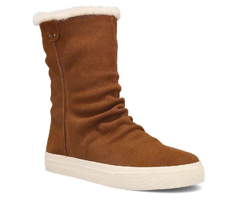 Women's Taos Cozy Chic Color: Chestnut Suede