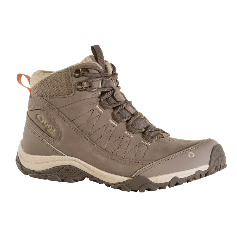 Women's Oboz Ousel Mid Waterproof Color: Cinder Stone