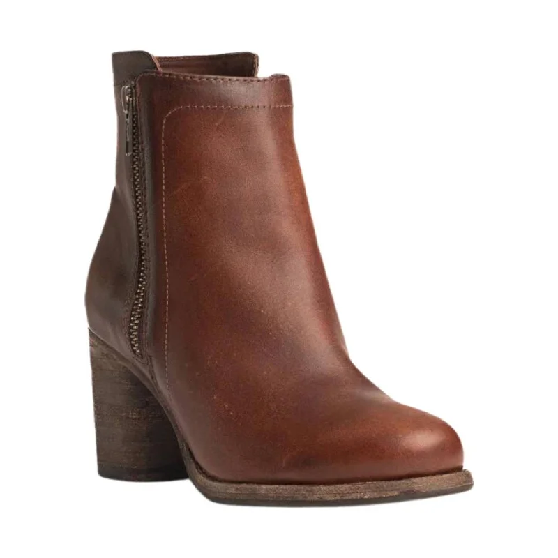 Frye Women's Addie Double Zip Bootie - Cognac - ONLINE STORE CREDIT/EXCHANGE ONLY